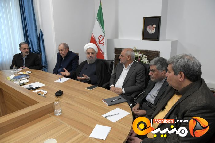 دیدار جمعی از فرهنگیان با حسن روحانی