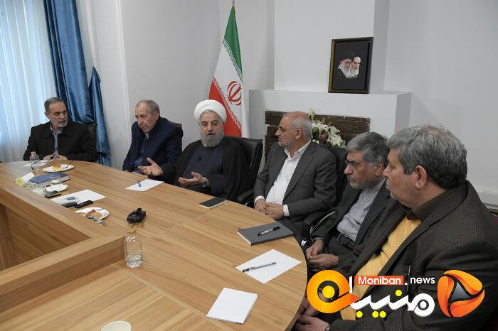 دیدار جمعی از فرهنگیان با حسن روحانی
