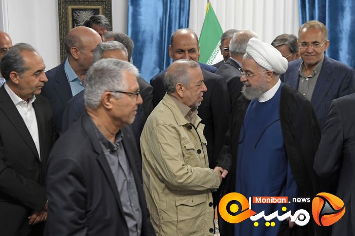 دیدار استانداران دولت یازدهم و دوازدهم با حسن روحانی