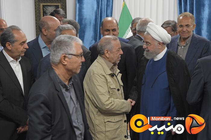 دیدار استانداران دولت یازدهم و دوازدهم با حسن روحانی