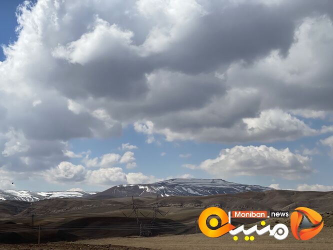 طبیعت زیبا و کوه های رنگارنگ آذربایجان شرقی در ابتدای بهار