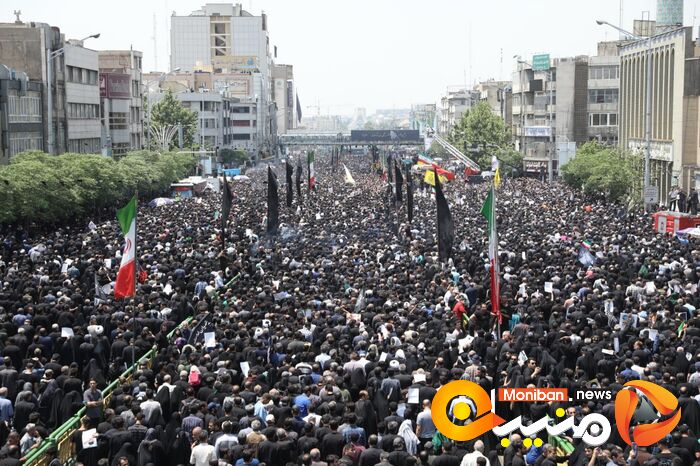 گزارش تصویری| تشییع پیکر رئیسی و همراهانش در تهران