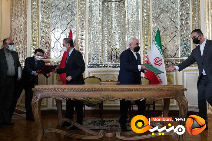 امضای سند جامع همکاری های ۲۵ ساله ایران و چین