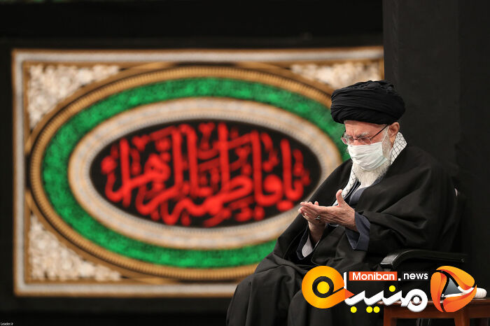 مراسم عزاداری ایام فاطمیه در حسینیه امام خمینی (ره) با حضور رهبر معظم انقلاب
