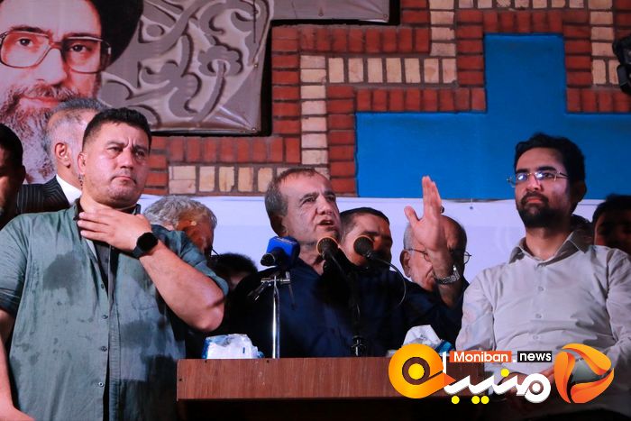 گزارش تصویری| استقبال باشکوه از پزشکیان در اهواز