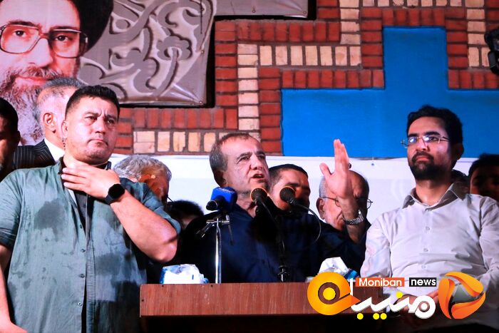 گزارش تصویری| استقبال باشکوه از پزشکیان در اهواز