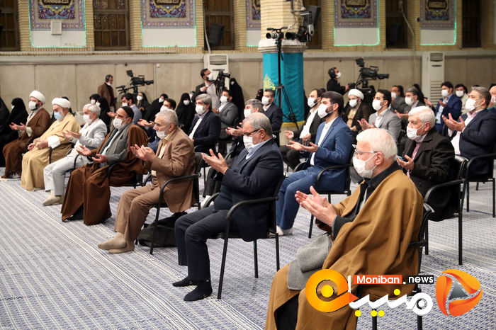 دیدار مداحان با رهبر انقلاب