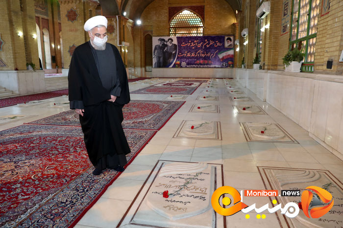 تجدید میثاق رئیس جمهور و هیات دولت با آرمان های امام و شهدا