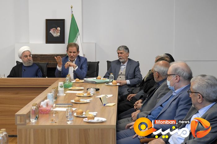 دیدار حسن روحانی با وزرای سابق