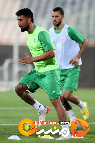 گزارش تصویری| تمرین تیم ملی فوتبال برای بازی با ازبکستان