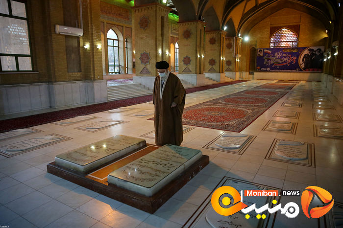 حضور رهبری در مرقد امام خمینی و مزار شهدا