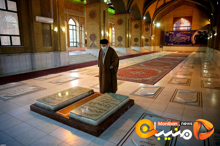 حضور رهبری در مرقد امام خمینی و مزار شهدا
