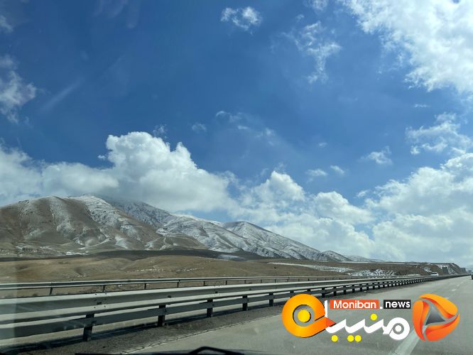 طبیعت زیبا و کوه های رنگارنگ آذربایجان شرقی در ابتدای بهار
