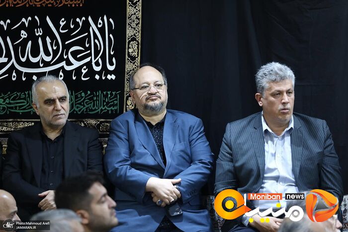 مراسم عزاداری سیدالشهدا (ع) در دفتر حسن روحانی