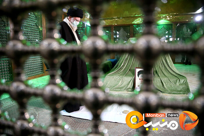 گزارش تصویری| حضور رهبر انقلاب بر مزار شهدا