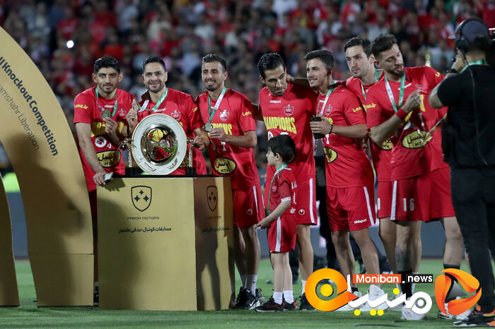 گزارش تصویری|جشن قهرمانی پرسپولیس در جام حذفی