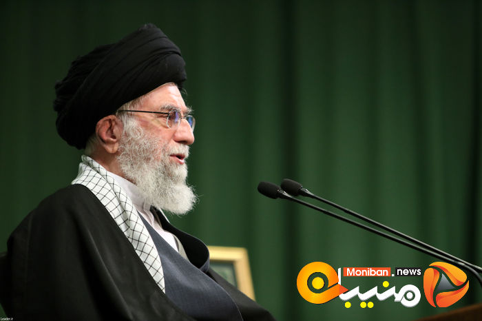نشست تصویری رهبر معظم انقلاب اسلامی  با جمعی از مداحان