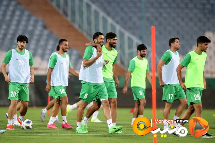 گزارش تصویری| تمرین تیم ملی فوتبال برای بازی با ازبکستان