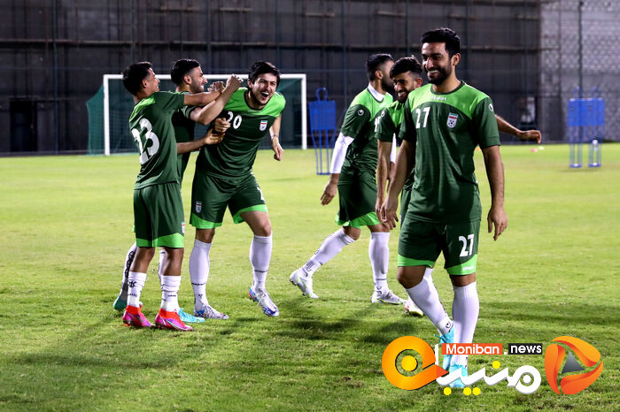 تمرین تیم ملی فوتبال ایران در ورزشگاه النجمه بحرین