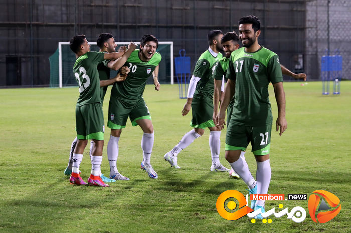 تمرین تیم ملی فوتبال ایران در ورزشگاه النجمه بحرین