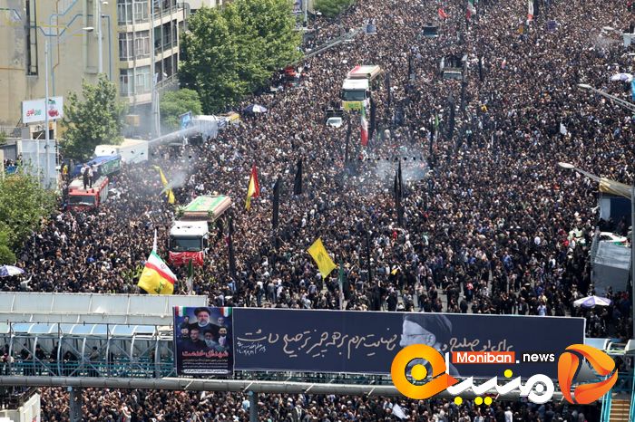 گزارش تصویری| تشییع پیکر رئیسی و همراهانش در تهران