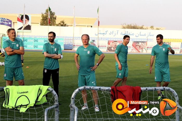 اردوي تيم ملي فوتبال در كيش