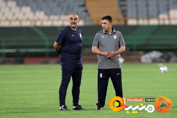 گزارش تصویری| تمرین تیم ملی فوتبال برای بازی با ازبکستان