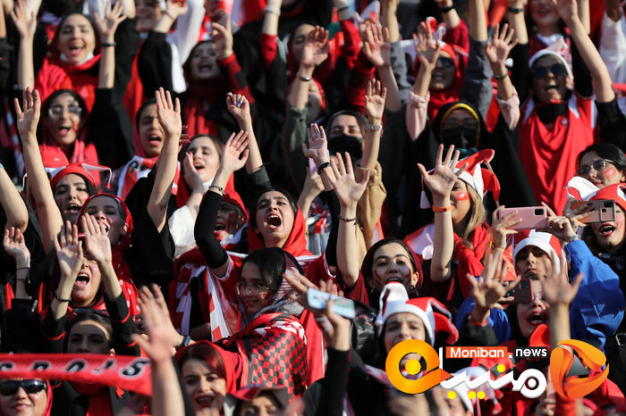 گزارش تصویری| دختران پرسپولیسی در ورزشگاه آزادی