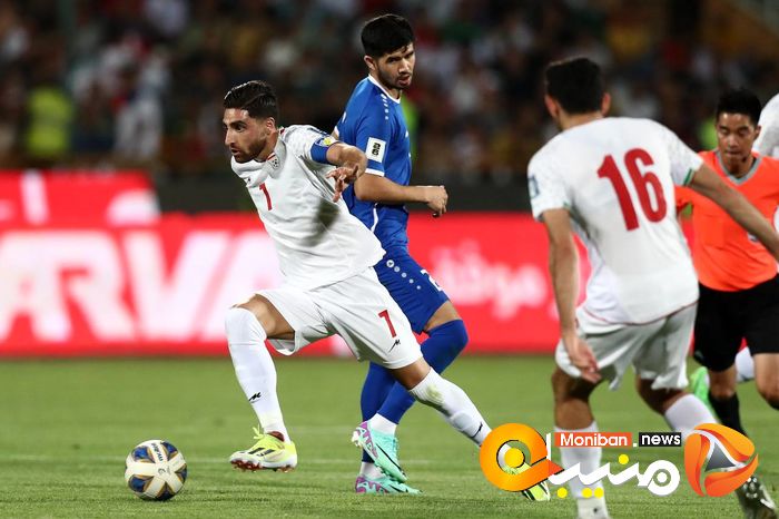 گزارش تصویری| بازی ایران و ازبکستان