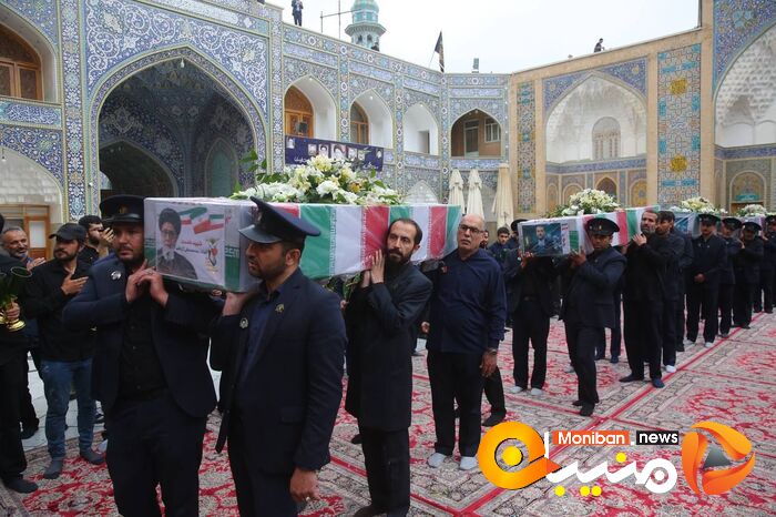 گزارش تصویری| تشییع پیکر رئیسی و همراهانش در قم