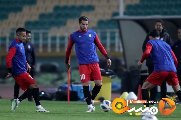 گزارش تصویری| آخرین تمرین تیم ملی فبل از بازی با هنگ کنگ