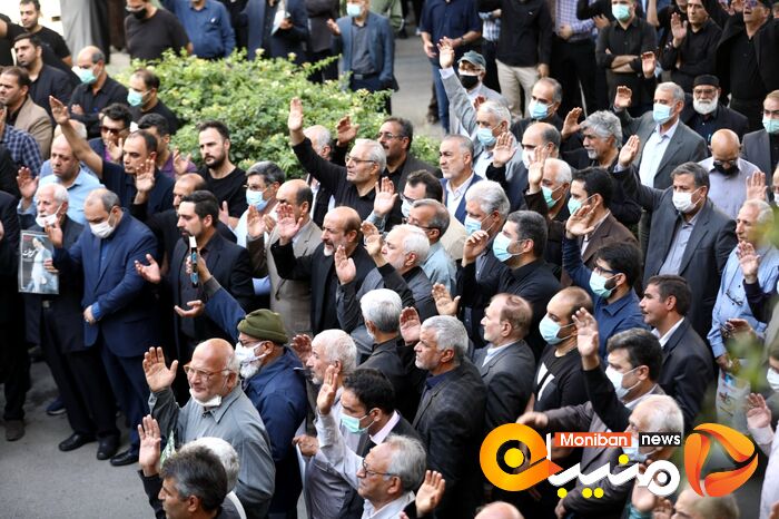 مراسم تشییع پیکر مرحوم سید محمود دعایی