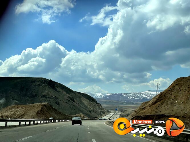 طبیعت زیبا و کوه های رنگارنگ آذربایجان شرقی در ابتدای بهار