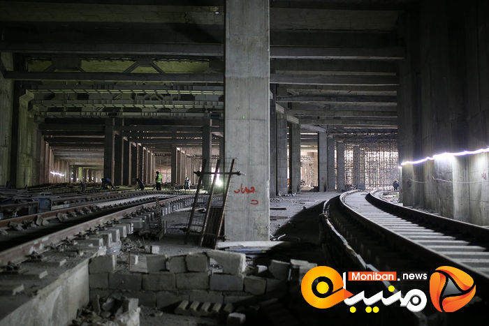 بازدید از نخستین پایانه زیر زمینی مترو