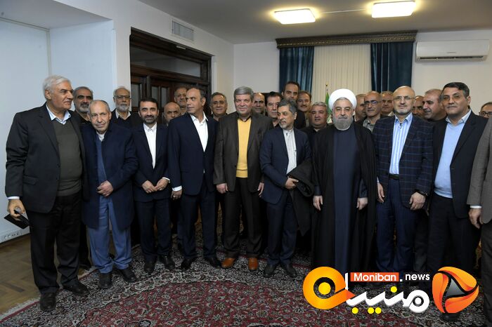 دیدار جمعی از فرهنگیان با حسن روحانی