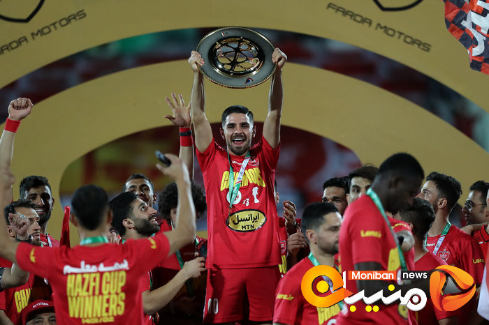 گزارش تصویری|جشن قهرمانی پرسپولیس در جام حذفی