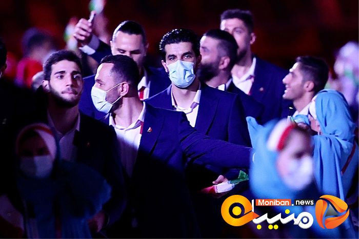 رژه کاروان ایران در المپیک Tokyo 2020