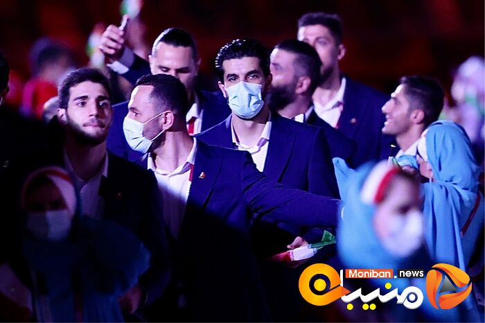 رژه کاروان ایران در المپیک Tokyo 2020