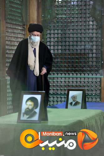 گزارش تصویری| حضور رهبر انقلاب بر مزار شهدا
