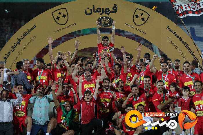 گزارش تصویری|جشن قهرمانی پرسپولیس در جام حذفی