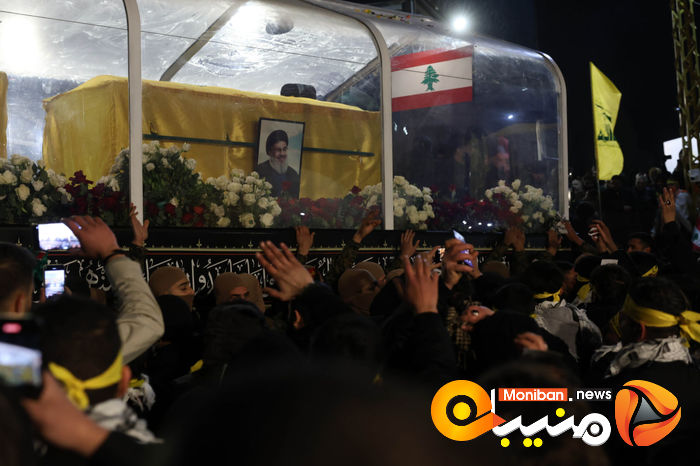 گزارش تصویری/ مراسم تشییع پیکر سیدحسن نصرالله و سیدهاشم صفی الدین