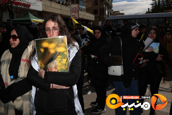 گزارش تصویری/ مراسم تشییع پیکر سیدحسن نصرالله و سیدهاشم صفی الدین