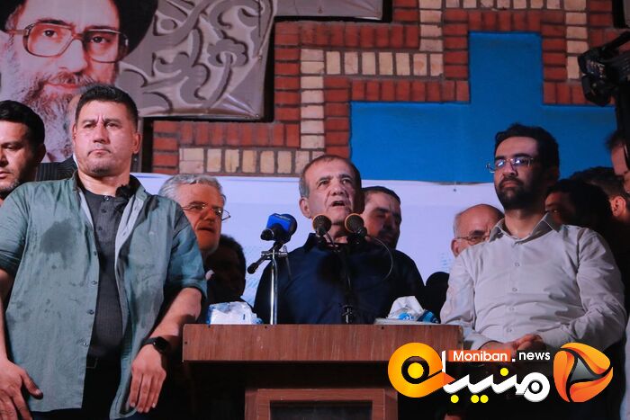 گزارش تصویری| استقبال باشکوه از پزشکیان در اهواز