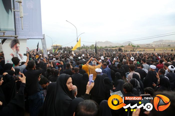 گزارش تصویری| تشییع پیکر رئیسی و همراهانش در قم