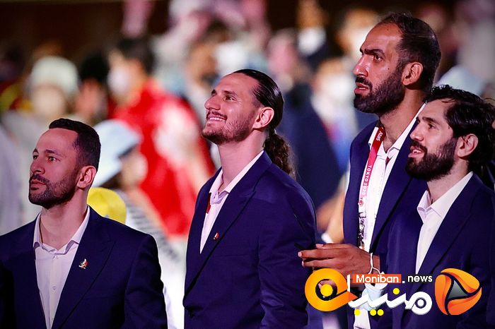 رژه کاروان ایران در المپیک Tokyo 2020