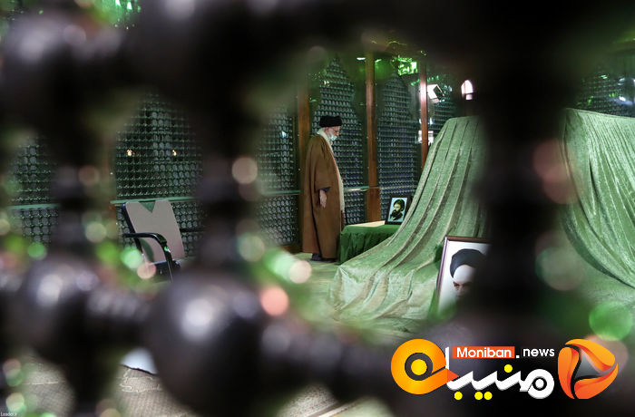 حضور رهبری در مرقد امام خمینی و مزار شهدا