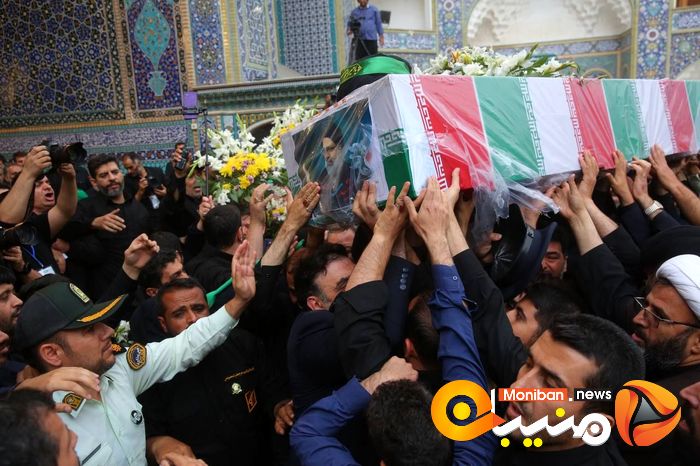 گزارش تصویری| تشییع پیکر رئیسی و همراهانش در قم