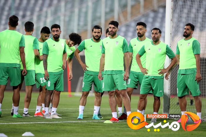 گزارش تصویری| تمرین تیم ملی فوتبال برای بازی با ازبکستان